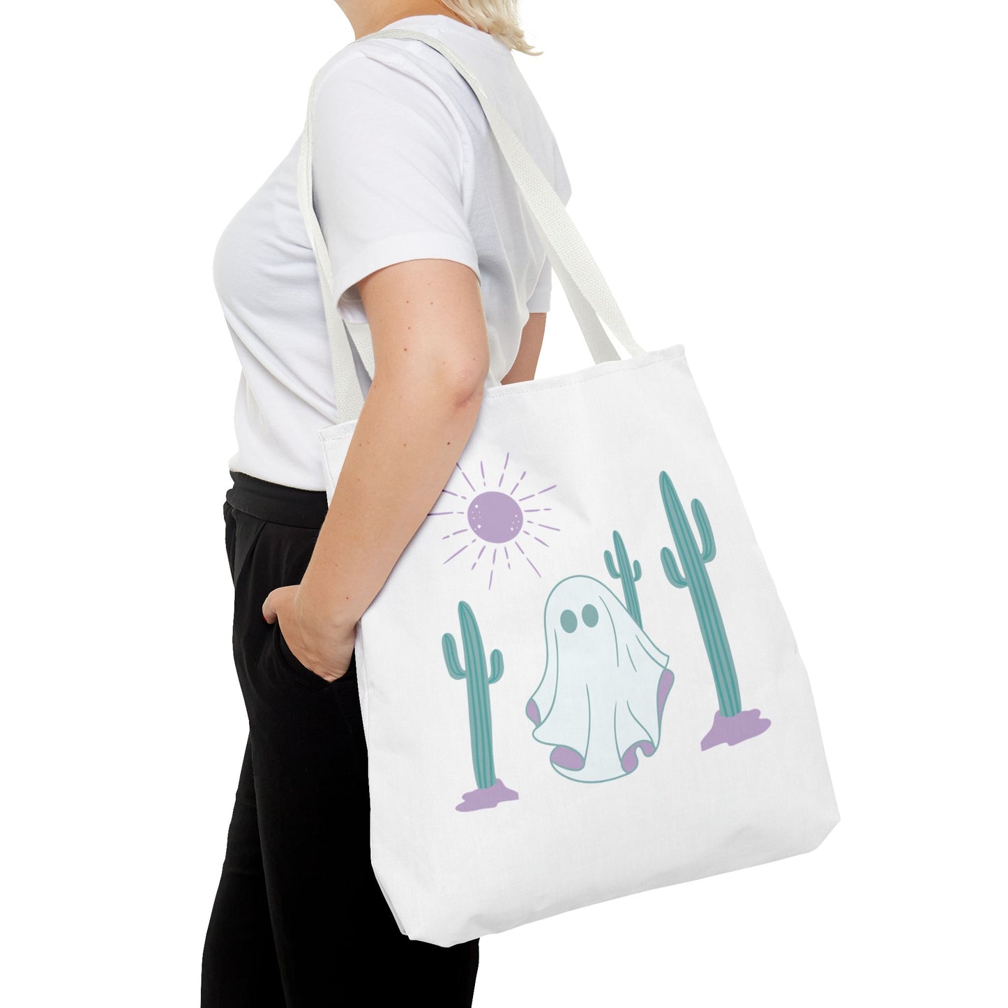 Ghostly Desert Tote Bag